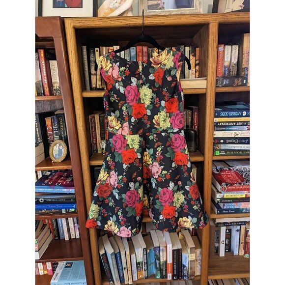 Baker by Ted Baker girls sz 14 floral butterfly ladybug dress euc - Picture 2 of 7